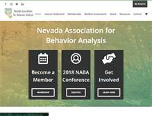 Tablet Screenshot of nevadaaba.org